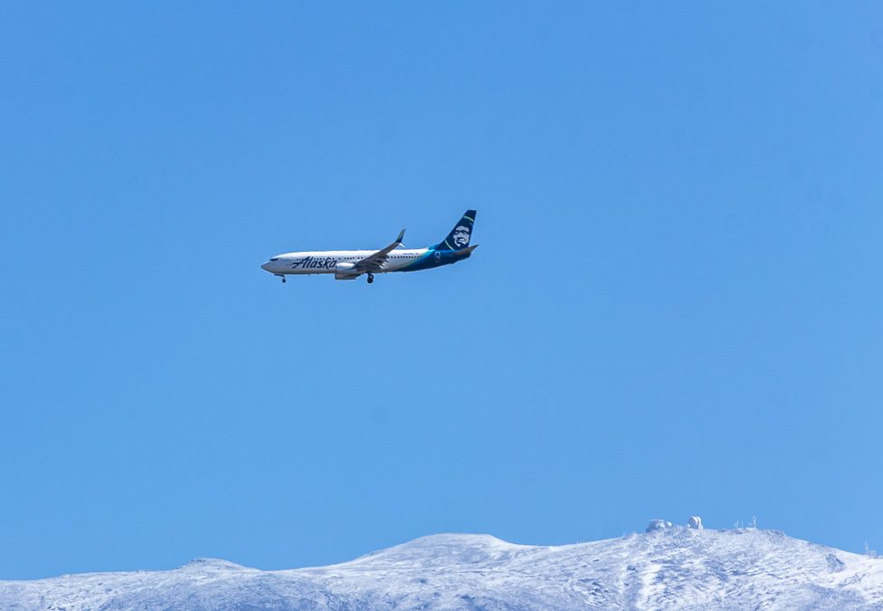 So whats so Unusual about Alaska Airlines flying over Snow covered peaks?